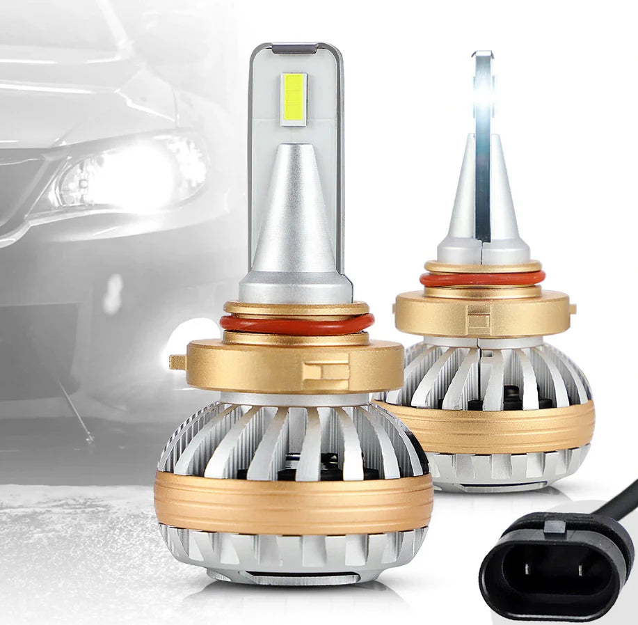 D2S/H7/9005 LED priekinių žibintų lemputės, 6000K