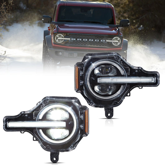 20-24 Ford Bronco Vland Full LED priekiniai žibintai
