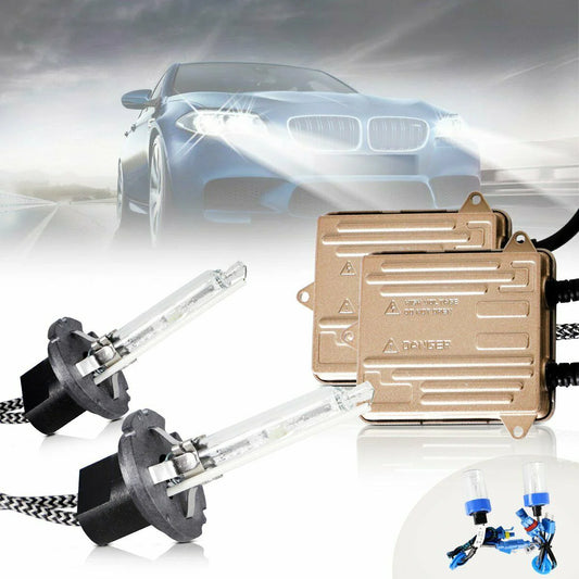D2H/H7 HID Xenon lempučių komplektas su balastais, 12V, 35W/55W, 6000K