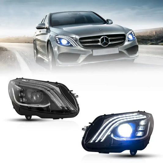 15-21 Mercedes-Benz C-Class W205 LED Matrix priekiniai žibintai [E-mark]